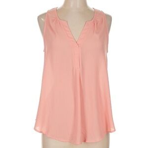 Lush Light Pink Sleeveless Blouse